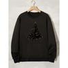 Christmas Sweatshirt For Men With Print Design, Round Neck, Comfortable Breathable, Suitable For Daily Wear, Travel, Street, Home, Jogging.