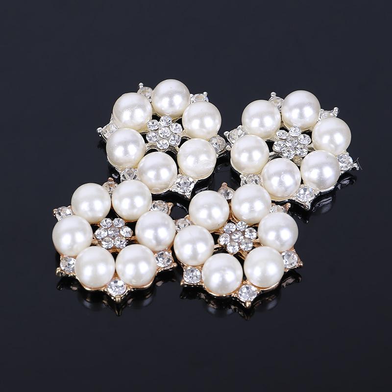 Engood 50Pcs 25mm DIY Rhinestones Buttons Decor Buckle for Sewing Trim & Embellishments Craft Headband Kid Hair Accessories ZJ72