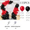 Black Red Balloons Arch Kit Red Balloon Garland New Year 2026 Graduation Birthday Party Baby Shower Wedding Decoraiton Globos
