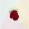 2026 New Mini Suede Plush Fur Glove Charm Keychain Unique Bag Keychain Charm Accessory Gift For Kids