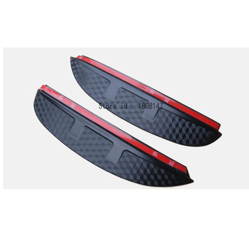 För Hyundai IX35 2010 2011 2012 2013 2014 2015 2016 2017 Bil Backspegel Sidoglas Spegel Trim Ram Regn Solskydd Ögonbryn 2st