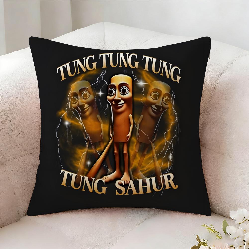 IItalian Brainrot Creative Animal Internet Pillow Case Pillowcase Doublesided Printed Sofa Cushion Bedroom Headboard Pillow