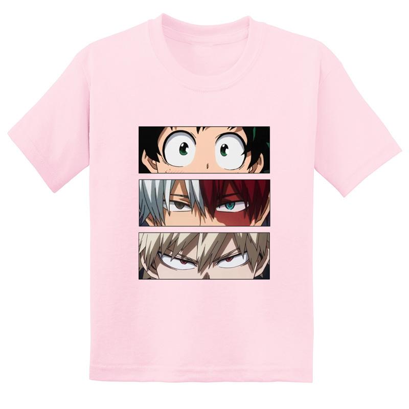 Japanese Anime Printed Teenage T-shirt Summer Boys Girls Casual Harajuku Streetwear Fashion O-Neck Short Sleeve Tops Clothing