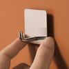 Durable Adhesive Hooks Set With Stainless Steel Finish For Wall Tool Storage