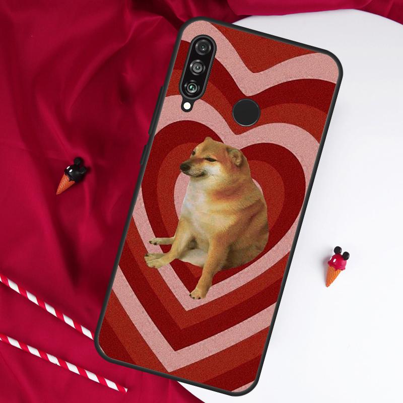 

Чехол Doge Meme Cheems для Huawei Nova 12i 11i 8i 12s 9 10 SE Y90 Y60 Y70 Y72 Y61 Y91 P20 P30 P40 Lite P60 Pro Huawei Nova 12i