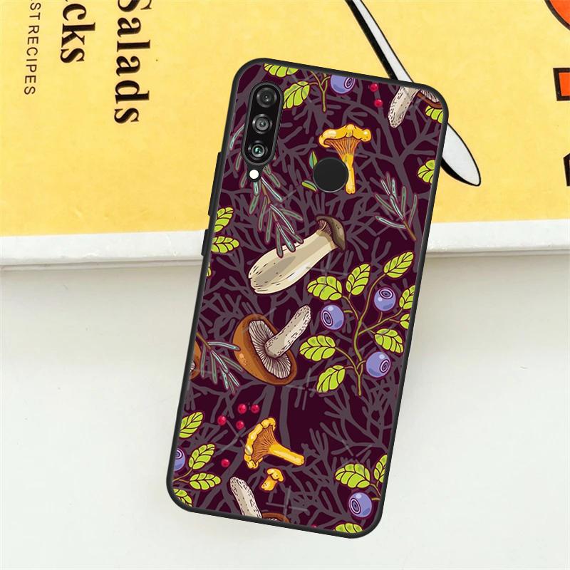 Wild Forest Mushroom For Huawei Nova 12i 7i 8i 11i Y73 Y72 Y61 Y91 Y90 Y70 Y60 9 10 SE 11 Pro P30 P40 Lite Case