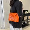 Simple Women's Fashion Bag New 2025 Spring and Summer New Popular Texture Chain Messenger Bag Casual Shoulder Bag