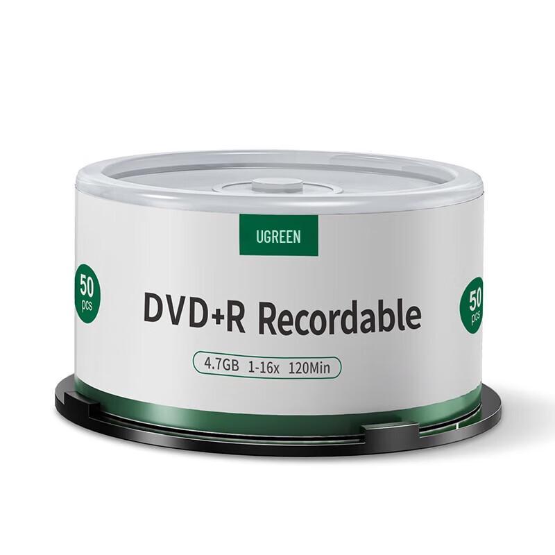 Ugreen 4.7GB 16x DVD+R Blank Discs (50-pack)