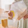10Pcs Grain Storage Bag, Kitchen Suction Nozzle Bag Sealed Sub-bag Household Visual Transparent Food Sealed Bag