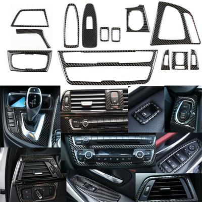 Bmw 3/4 Serisi F30 F34 F36 İçin 13 Gerçek Karbon Fiber Kaplama Elemanı