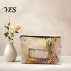 Durable Craft Supply Case Canvas Storage Bag, with Smooth Zipper, Large Capacity Portable Waterproof Makeup Organizer Pouch, Toiletry for Stationery