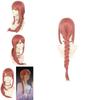 Parrucca Cosplay Makima di Chainsaw Man Treccia Rosa Capelli Lunghi Morbidi Sintetici Per Festa di Halloween