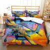 Airplane Fighter Duvet Cover KingQueen Size,flying Fighter Jet Bedding Set for Kids Teens Boys,modern Cool Airplane Quilt Cover