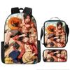 One Piece Luffy One Piece Schultasche Sauron Rucksack Schüler Nautischer König Rucksack Umhängetasche Federmäppchen Set