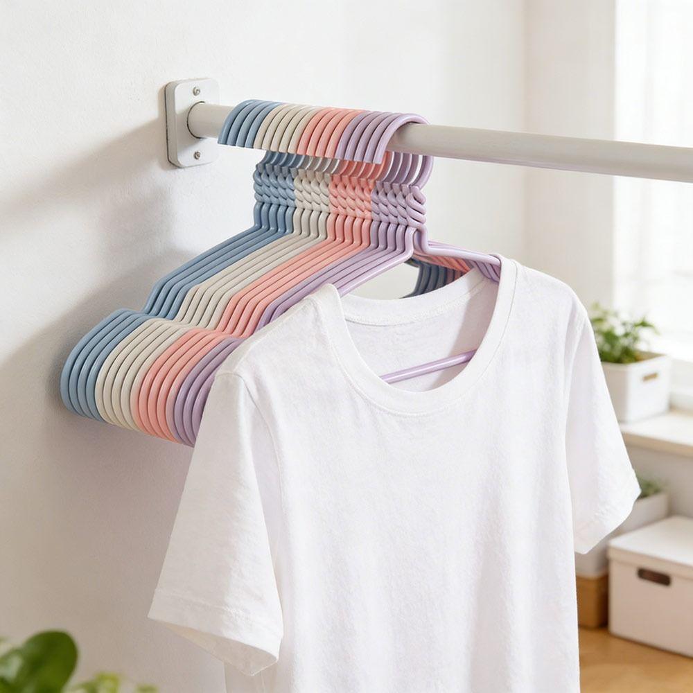 Durable 43cm Clothes Hangers Non Slip Stainless Steel Clothes Rack Clothes Storage Hangers Clothe
