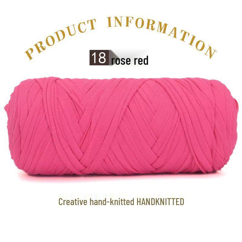 200g High Elastic Cloth Strip Yarn for DIY Weaving: Crochet Blankets, Floor Mats, Storage Baskets & More