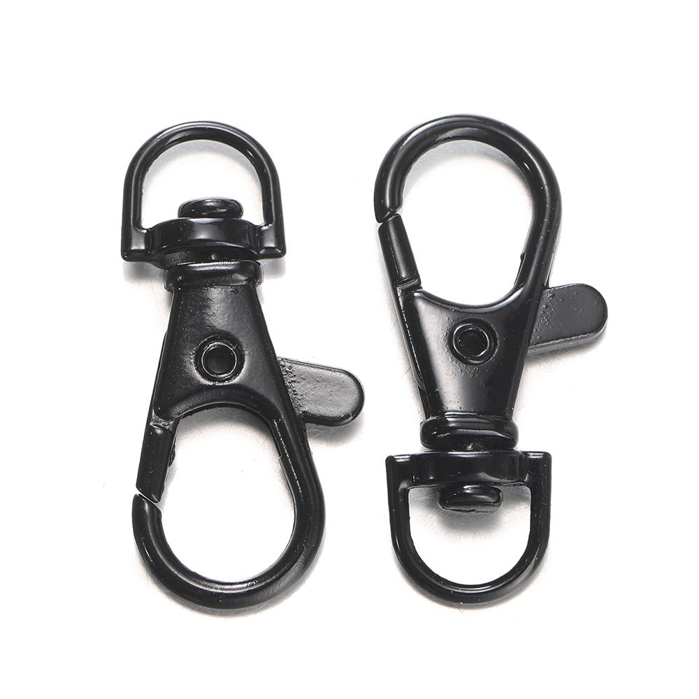 5/10Pcs Colorful Swivel Lobster Clasp Hooks Keychain Split Key Ring Connector for Bag Key Chain DIY Jewelry Making Supplies