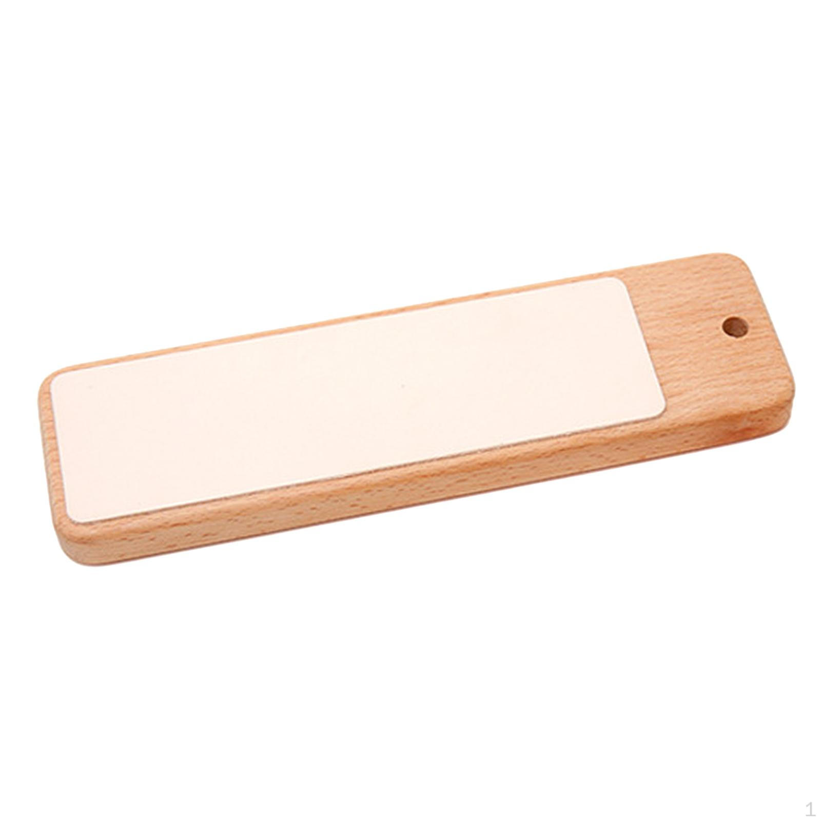 

Strop, Knife Sharpening, Wooden , Sharpening Board for Wood Carving, Honing, Woodworking Double Sided
