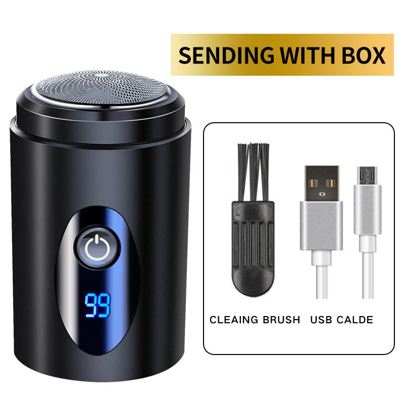 Wiederaufladbarer Herren-Reise-Elektro-Rasierer mit Doppelkopf