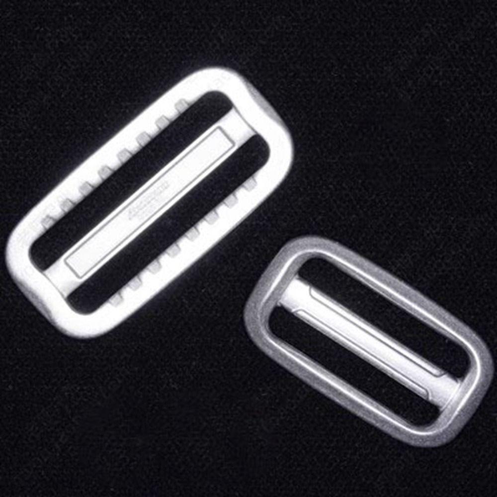 

1pc 20/25/38/50mm Slider Adjust Buckles Aluminum Alloy Belt Buckles DIY Tactical Backpack Straps
