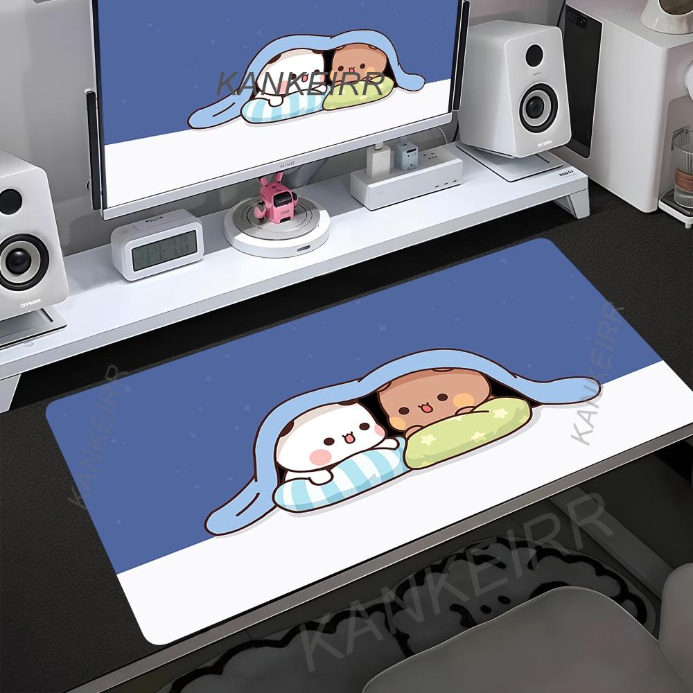 XXL Mauspads Anime Computer Tischmatte Bubu Dudu Gamer Schreibtischmatte PC Gaming Zubehör Mauspads Große Matten Büro Mauspads Setup