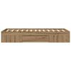 Bed Frame with Storage Craft Oak 80 X 200 Cm