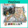 Vintage-inspired Ticket To Ride Europe Board Game With High-detail Illustrations