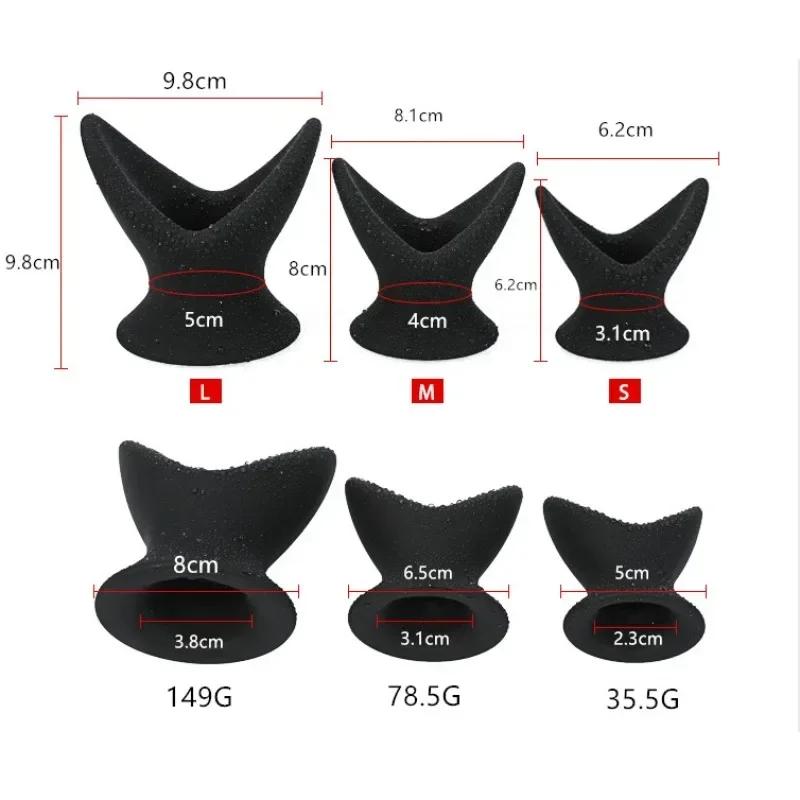 Silicone Anal Butt Plug Trainer Hollow Tunnel Anal Dilator Men Gay Vaginal Speculum Adult Sex Toys for Beginner Woman Female