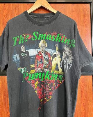 1996 The Smashing Pumpkins Band Black Short Sleeve Unisex Tshirt Reprint KH7020