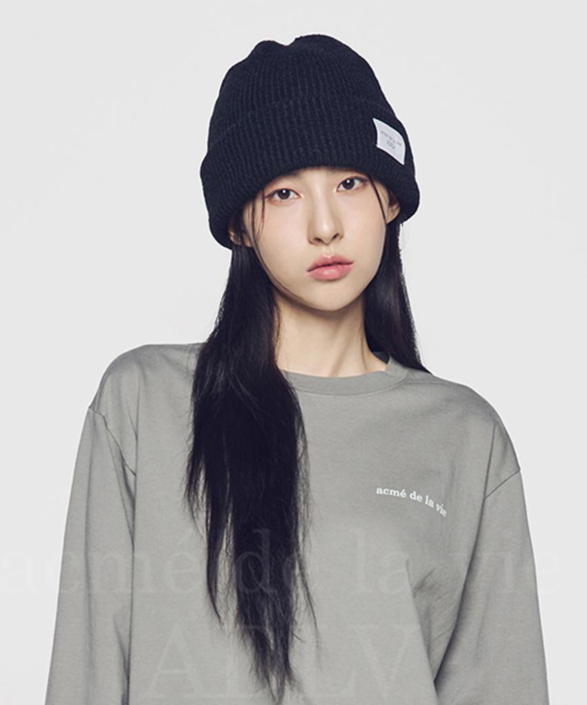 ACME DE LA VIE Basic Logo Label Point Beanie (3Color)