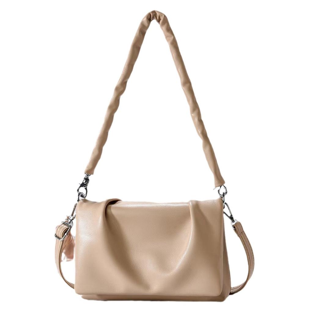 Boutique underarm bag bag soft leather texture shoulder bag simple and versatile travel high-end women's bags fashion bags