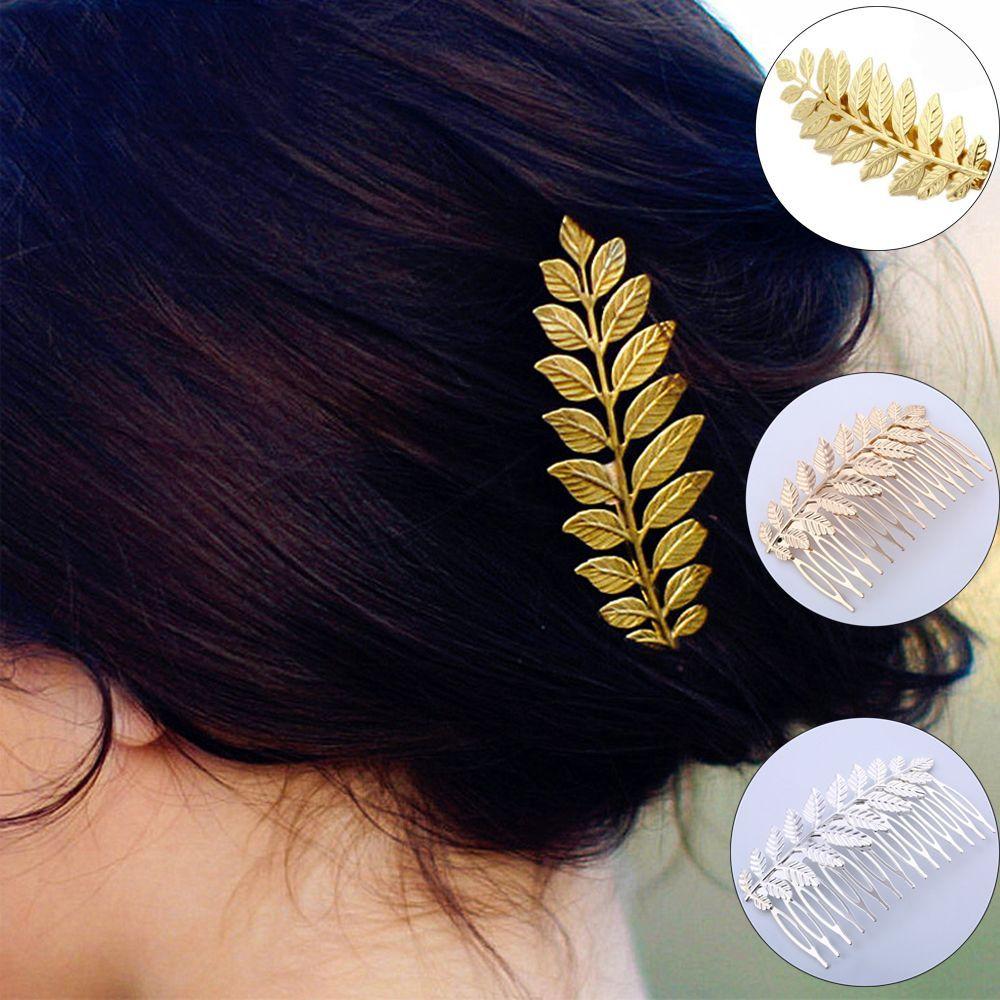 

Gift Bobby Pin Silver Gold Leaf Hairpin Hair Combs Hair Clip Girl Barrettes Style4