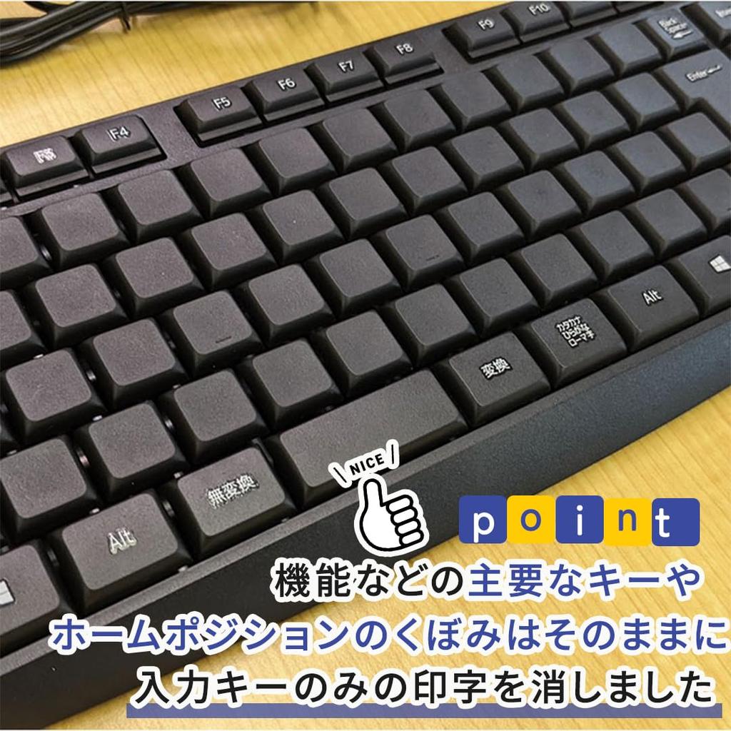 ideal for touch typing USB connection Non-printed (unengraved) keyboard, practice,