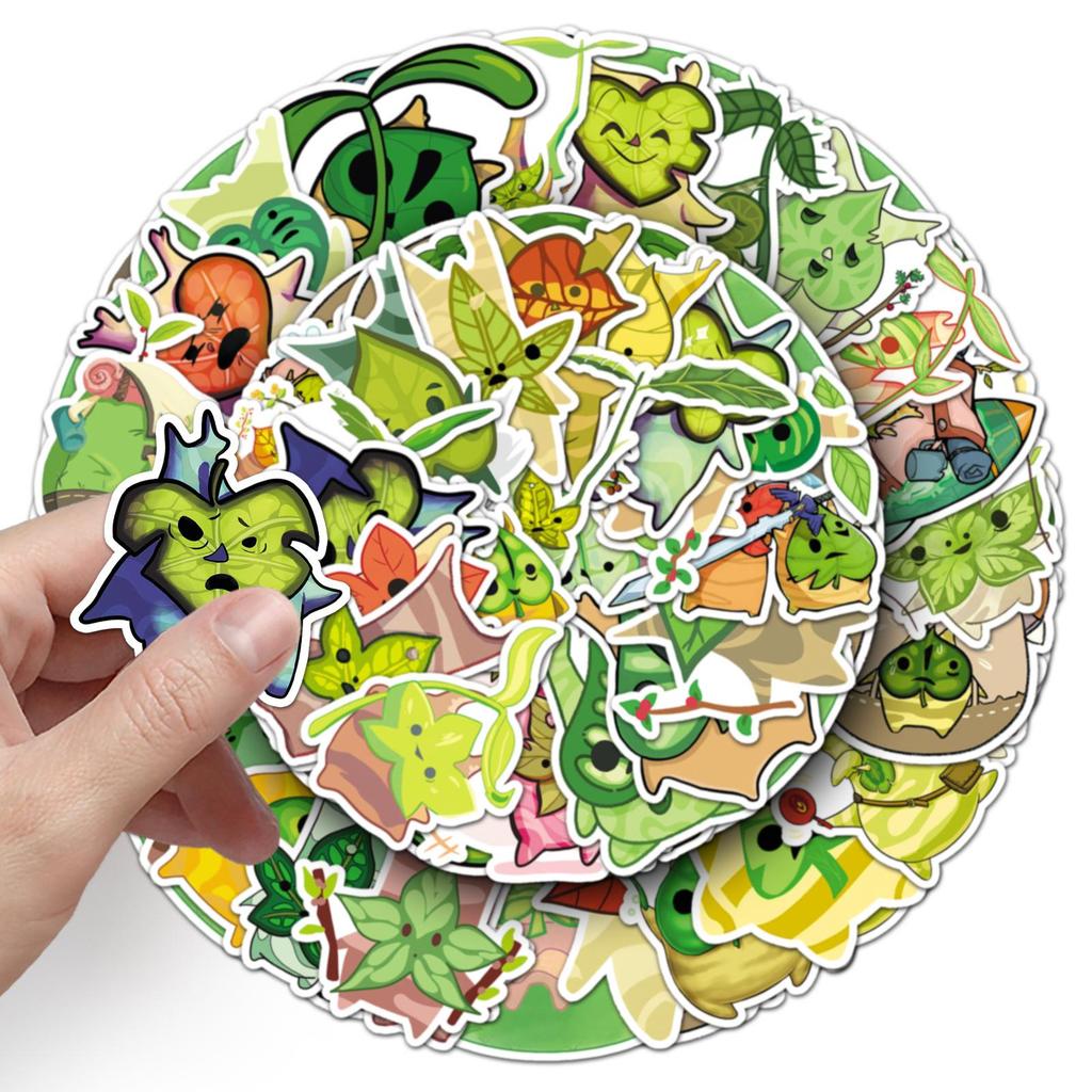 Korok Stickers Pack (50 Sheets) - Zelda Forest Sprite Seed Game, Waterproof Journal Decoration