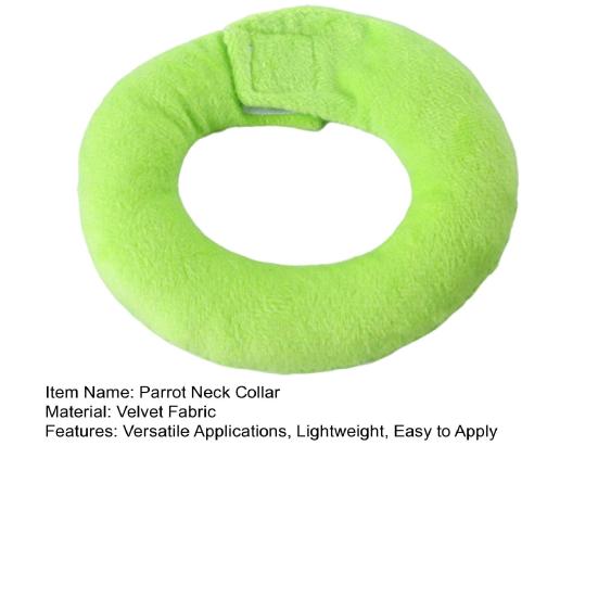 Parrot Neck Collar Anti-Biting Pecking Injury Protective Donut Collar Pet Surgery Recovery Collar for Birds Budgies Cockatoos Hamsters Rabbits