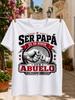 Spanish Papa And Abuelo Honorred Fist Bump Stars And Vintage Family Pride Typography Unisex All Unisex All Tshirt
