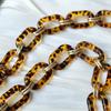 New Phone Chain Accessory Detachable Parts Amber Crossbody Resin Cute Strap Phone Case Chains Acrylic Shoulder Lanyard Hanging Chain