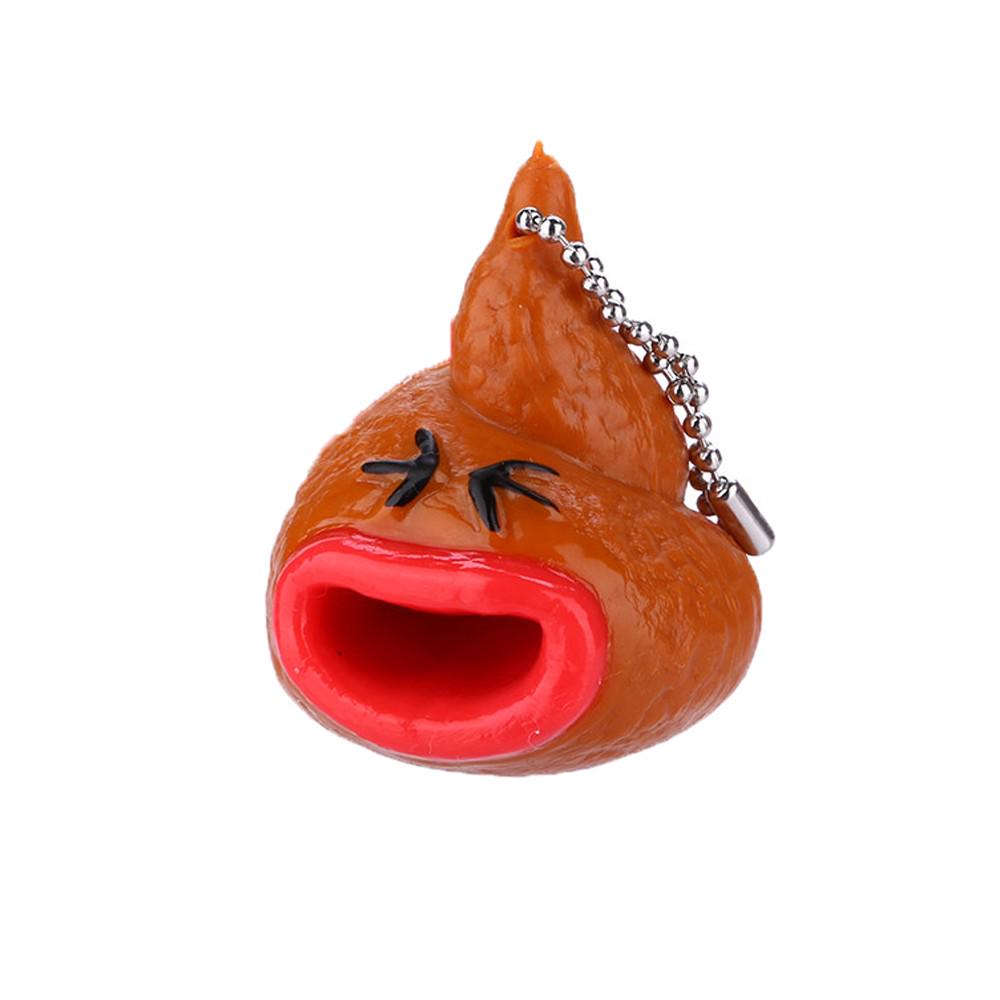 Buy Poo Emoticon toy Keychains Out tongues Novelty Fun Little tricky ...