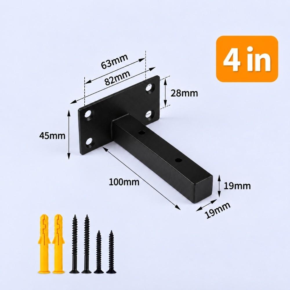 L Shape Floating Shelf Bracket Heavy Duty DIY Shelf Board Hanging Wall Bracket Home Storage