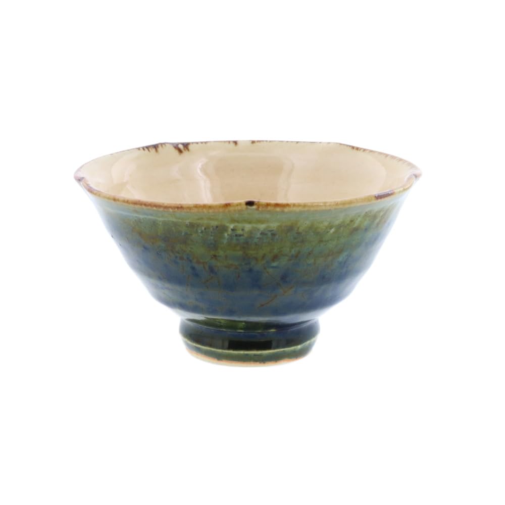 

EAST table чай диаметр x высота дикий Мино микроволновка Цветочная миска, Орибэ, 12.4 7см, цветок, керамика, посуда, безопасный, 220-008-01