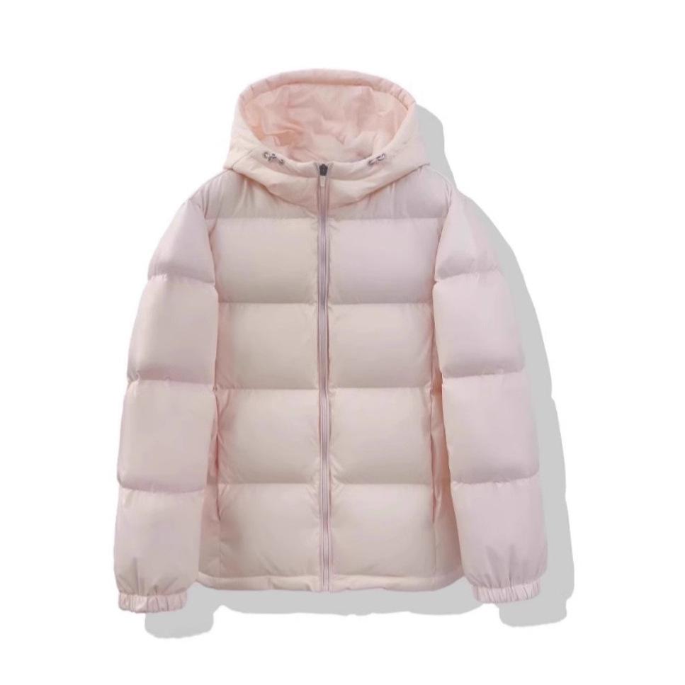 Winter New Women's Fashion Short Hooded Warm Bread Clothes Versatile Down Cotton Clothes
