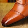 Oxford Shoes Luxury Formal Shoes for Men Handcrafted Carving Brogue Shoes Luxury Man Wedding Shoe Business Office Leather Oxford