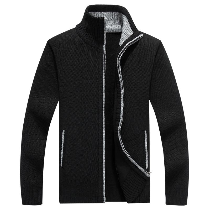 Men's Sweater Zipper Casual Sweater Large
