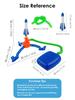 Outdoor Air Pressed Stomp Rocket Toys For Kids Jump Sport Games Foot Pump Launcher Soaring Rockets Play Set