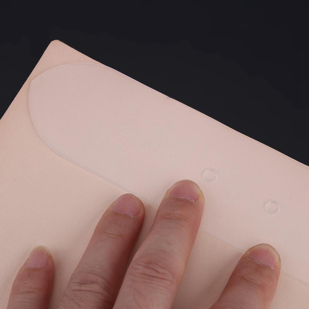 5Pcs Translucent Belt Buckle Holes Templates Leather Punching Craft Module DIY Tool