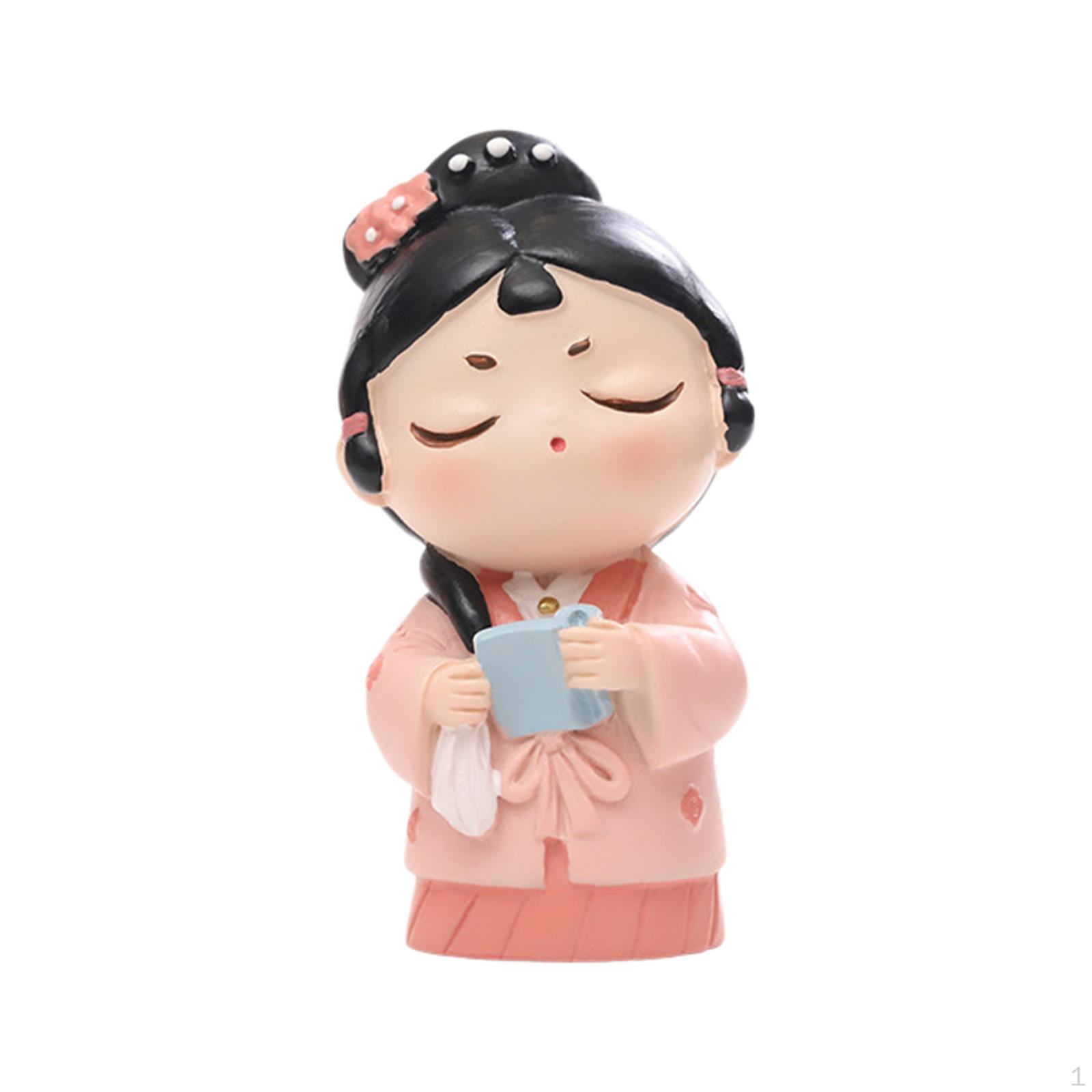 

Collectible Figurine Character Sculpture for Home Bar Living Room Bedroom Style A