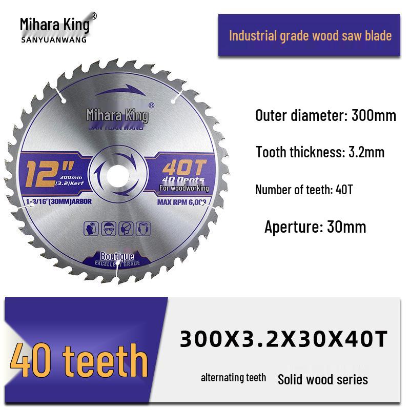 Woodworking Angle Grinder Saw Blade - Alloy Cutting Disc for Wood, Sizes 4/5/7/9 inch