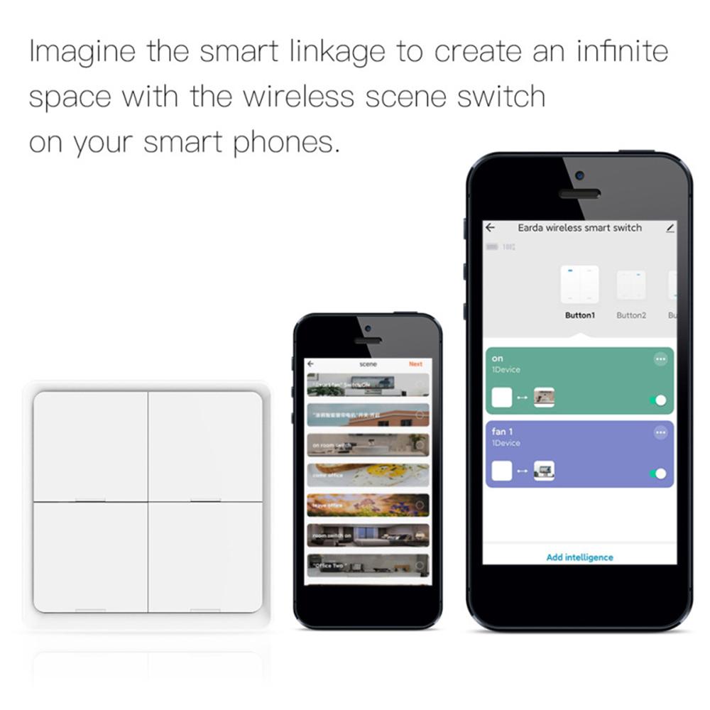 Zigbee Smart Wireless Switch Wireless Button for Smart Home Devices