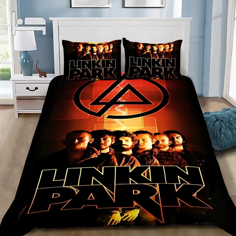 Poszewka na kołdrę Poszewka na poduszkę Pościel Zespół rockowy Linkin P-Park Dorosły Chłopiec Dziewczynka Dekoracja sypialni Dzieci Pojedyncza Podwójna Duży Rozmiar