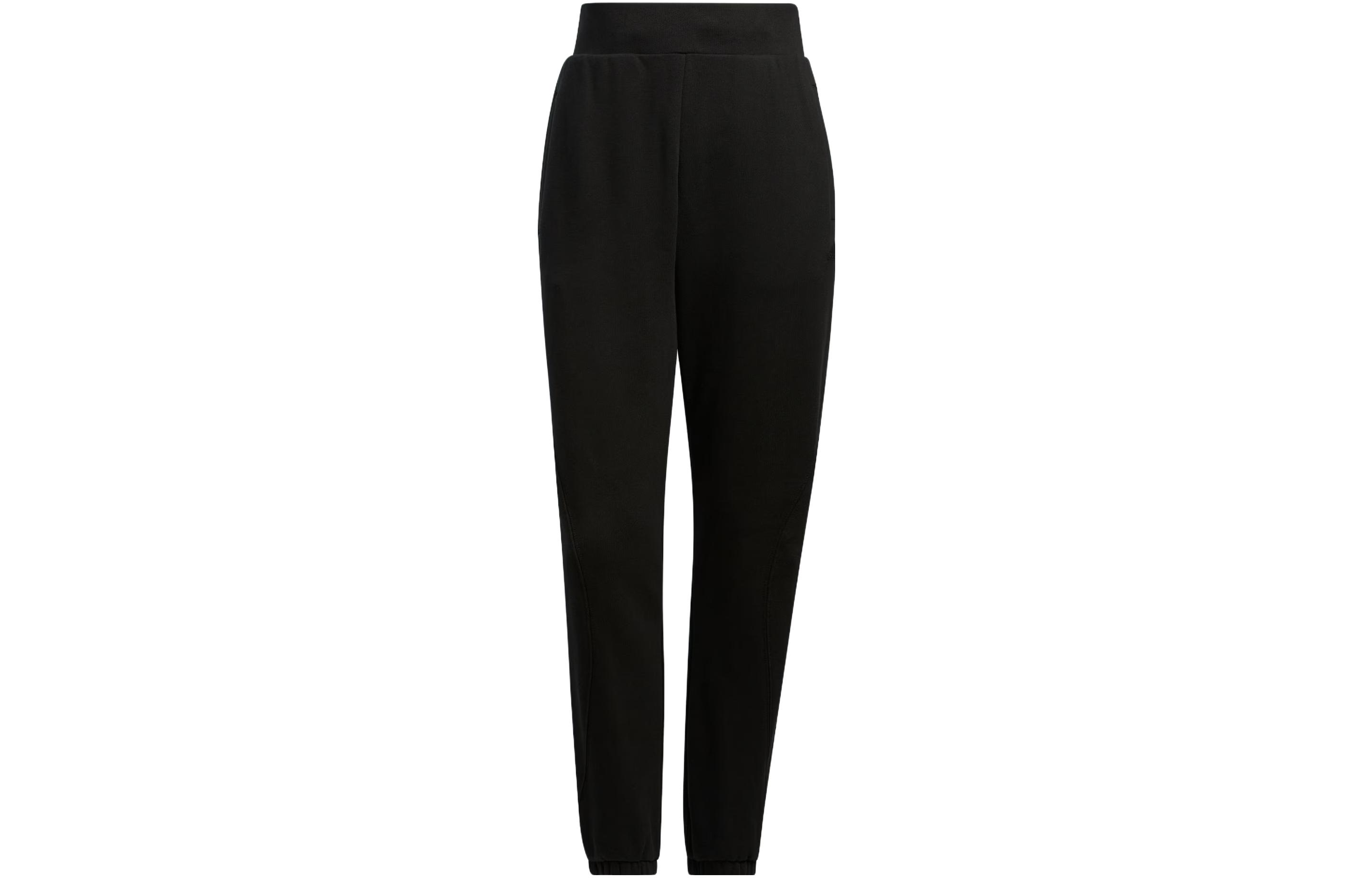 Adidas CITY ESCAPE Knitted Sweatpants Women s Black Moderate Cuffed Pants IP7068 XXS